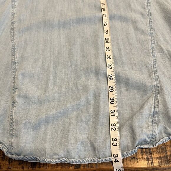 Anthropologie Cloth & Stone Womens Dress Size XS High Tide Halter Blue Ombre - Picture 4 of 6